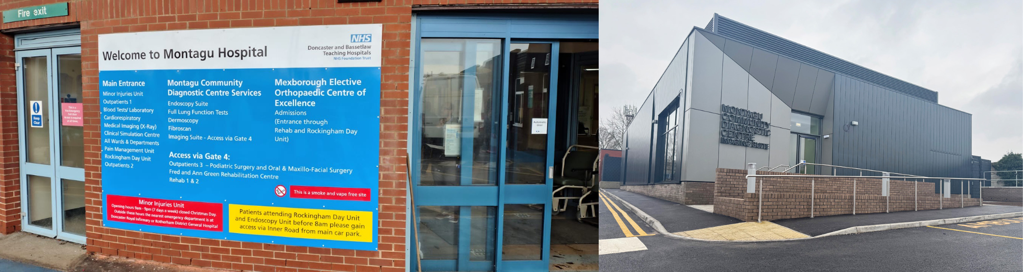 Montagu CDC Main Entrance and exterior.